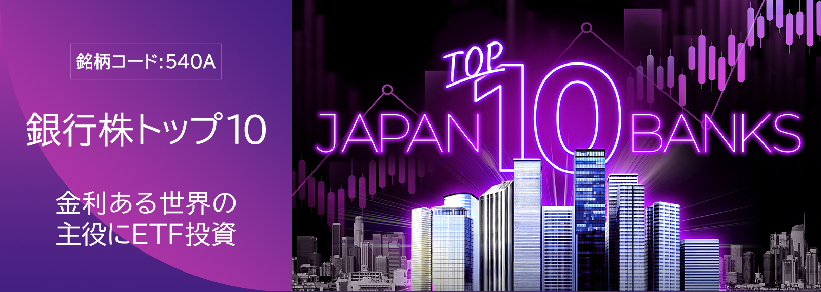 日本の銀行株トップ10社に投資